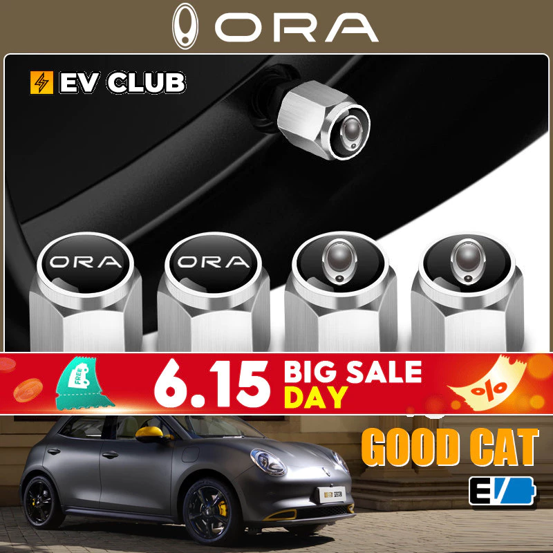 จุกวาล์วลมยางโลโก้ ORA (ขายดี) — ของแต่งรถ ORA
