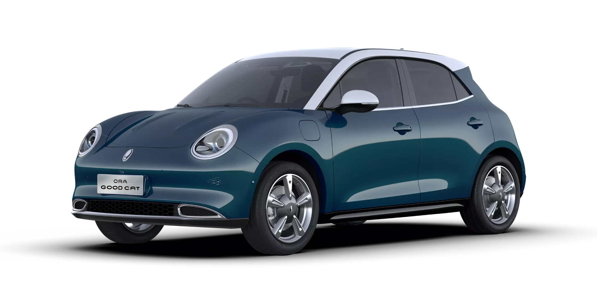 ORA Good Cat สี Verdant Green with White Roof (เขียวเข้มหลังคาขาว)